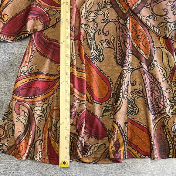 Y2k Aryeh Paisley Flared Mini Dress - Picture 8 of 8